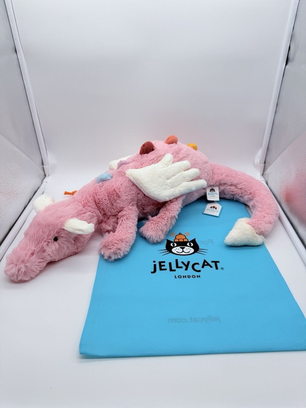 Jellycat Ruby Cruiser Duskrise Dragon Rare NWT Authentic With Dust Bag